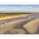 Les chars à voile sur la plage de Quend