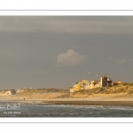 La plage de Quend-Plage en fin de journée