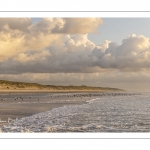 La plage de Quend-Plage en fin de journée