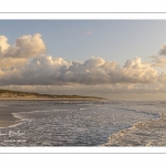 La plage de Quend-Plage en fin de journée