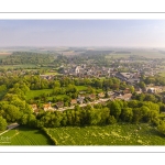 Saint-Riquier (Somme) vu du ciel