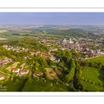 Saint-Riquier (Somme) vu du ciel