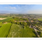 Saint-Riquier (Somme) vu du ciel