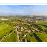 Saint-Riquier (Somme) vu du ciel