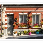 Les maisons de pêcheur, dans le quartier du courtGain à Saint-Valery