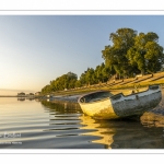 Les barques sur les quais de Saint-Valery