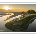 Vue aérienne de Saint-Valery-sur-Somme