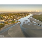 Vue aérienne de Saint-Valery-sur-Somme