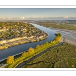 Vue aérienne de Saint-Valery-sur-Somme