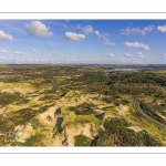 les dunes de la Slack, Ambleteuse et son fort Vauban (vue aérienne)