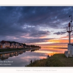 Saison : été - Lieu : Saint-Valery-sur-Somme, Baie de Somme, Somme, Hauts-de-France, France. - Panorama par assemblage d'images 6864 x 3432 px