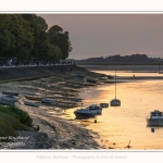 Saison : été - Lieu : Saint-Valery-sur-Somme, Baie de Somme, Somme, Hauts-de-France, France. - Panorama par assemblage d'images 6864 x 3432 px