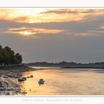 Saison : été - Lieu : Saint-Valery-sur-Somme, Baie de Somme, Somme, Hauts-de-France, France. - Panorama par assemblage d'images 6864 x 3432 px