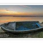 Lever de soleil sur la baie de Somme près de Saint-Valery