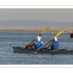 Kayak sur le chenal de la Somme