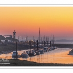 Aube sur le port du Hourdel en Baie de Somme