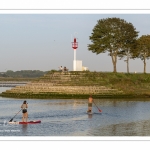 Paddle à l'entrée du port de Saint-Valery