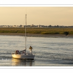 voilier de retour au port