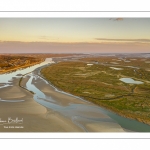 Les mollières de la baie de Somme en fond de baie