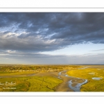 Les mollières de la baie de Somme en fond de baie