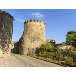 Les hauteurs de la vieille ville médiévale et la porte Guillaume
