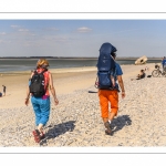 Bancs de sable au Hourdel transformés en plage