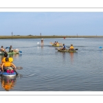 Canöé-Kayak dans le chenal de la Somme au Cap Hornu