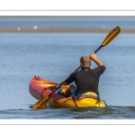 Canöé-Kayak dans le chenal de la Somme au Cap Hornu