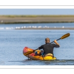 Canöé-Kayak dans le chenal de la Somme au Cap Hornu