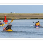 Canöé-Kayak dans le chenal de la Somme au Cap Hornu