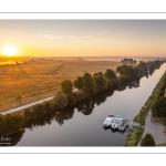 Aube sur le canal de la Somme