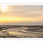 Aube sur la Baie de Somme avec Le Crotoy en arrière-plan