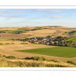 Le village d'Escales depuis les hauteurs du Cap-Blanc-Nez