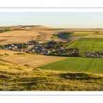 Le village d'Escales depuis les hauteurs du Cap-Blanc-Nez